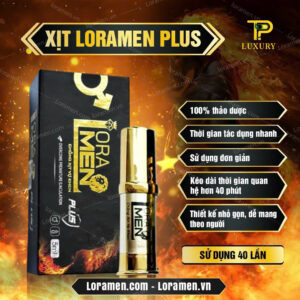 Lora Men Plus - Chai Xịt Kéo Dài Quan Hệ Nam Giới .